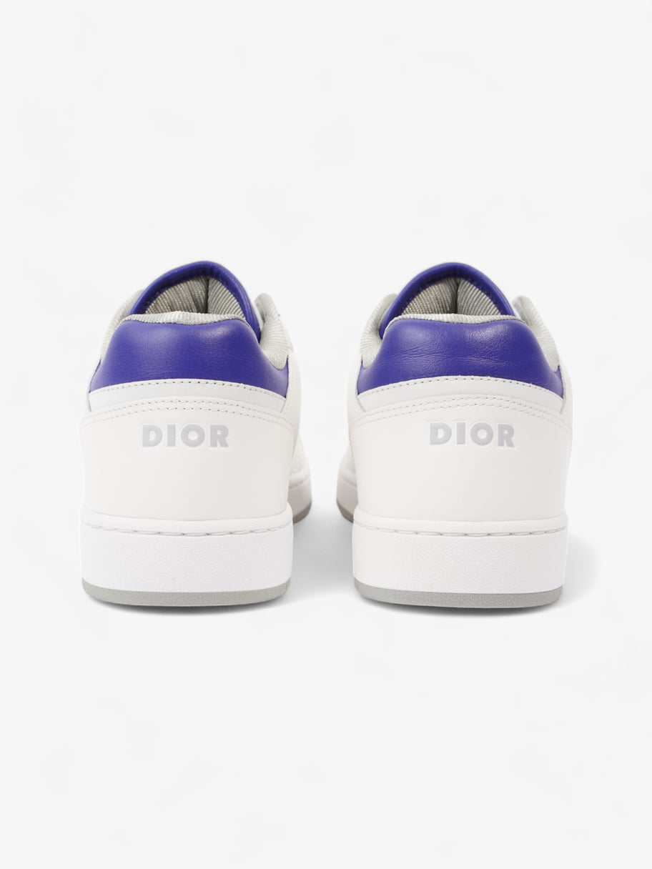 Christian Dior B27 Low Top Sneakers  White / Blue Leather EU 40 UK 6 Image 6