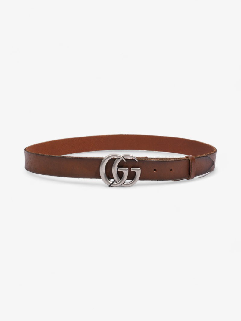  GG Marmont Thin Belt Tan Leather 90cm 36