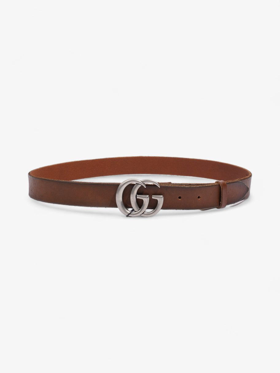 GG Marmont Thin Belt Tan Leather 90cm 36