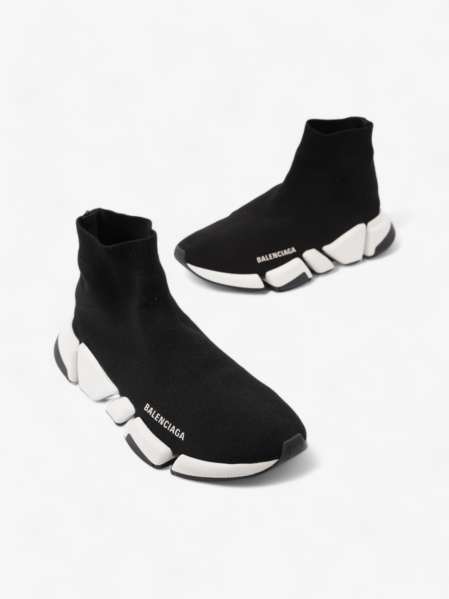 Balenciaga Speed 2.0 Black / White Cotton EU 40 UK 7 Image 9