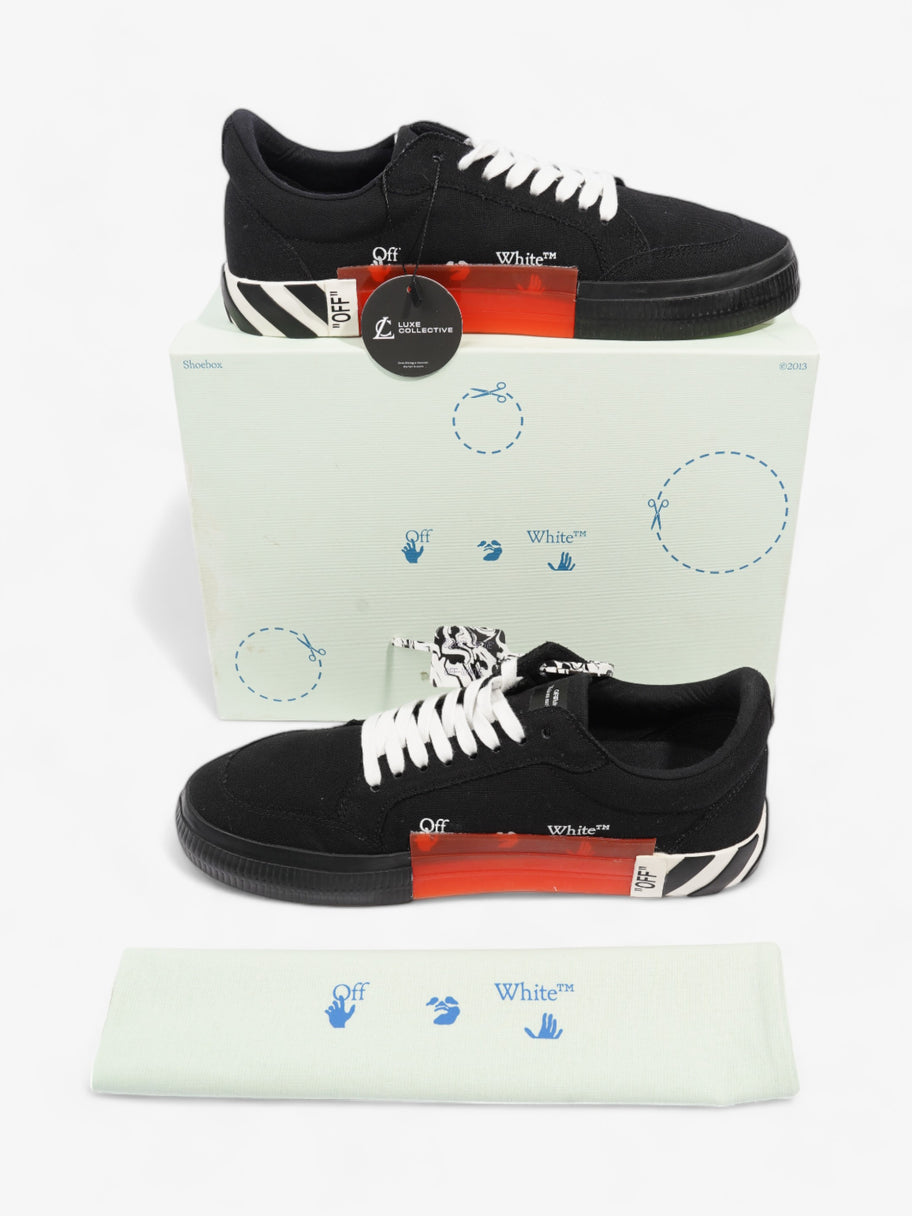 Off White Vulcanized Sneakers Black / White / Red Canvas EU 44 UK 10 Image 10