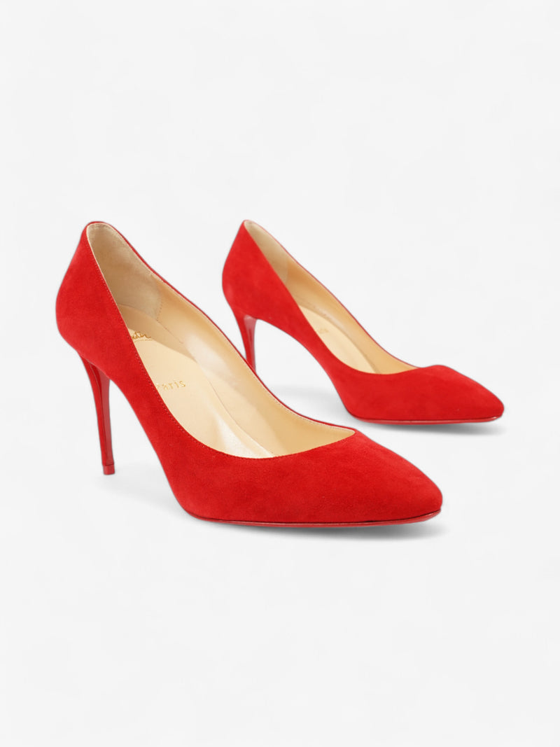  Christian Louboutin Eloise 85mm Red Suede EU 40 UK 7