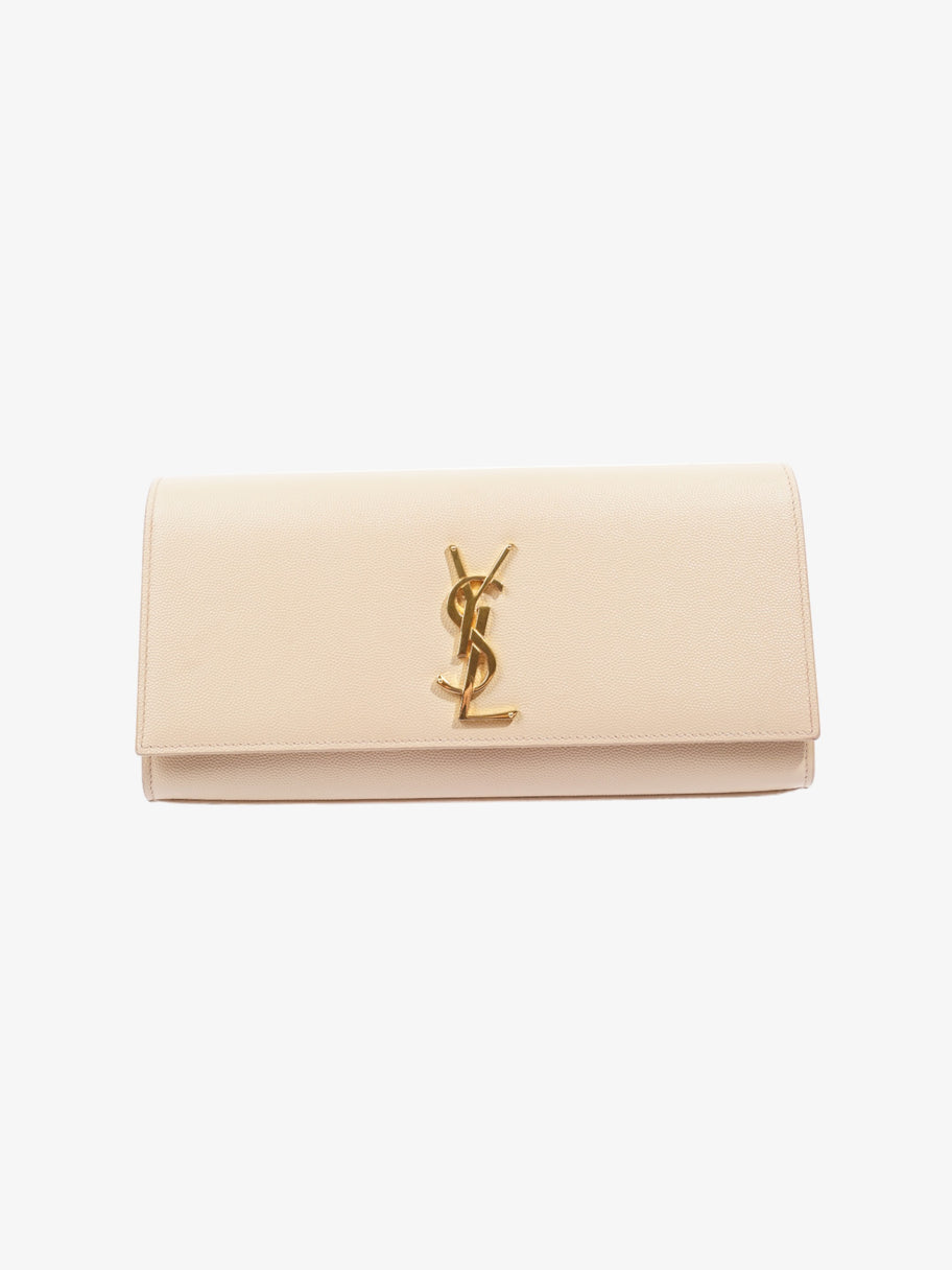 Saint Laurent Kate Pouch Beige Grained Leather Image 1