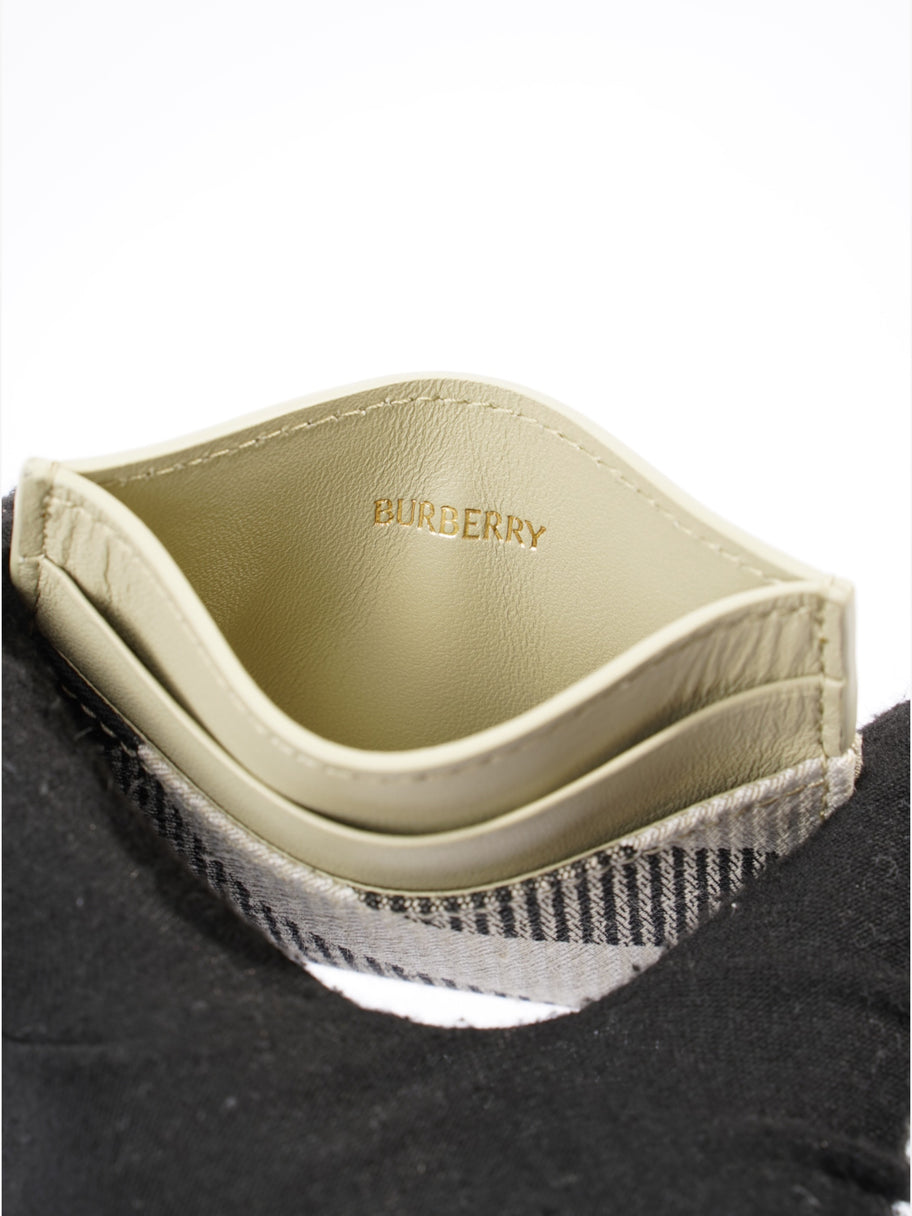 Burberry Check Card Case Lichen Polyester Image 5