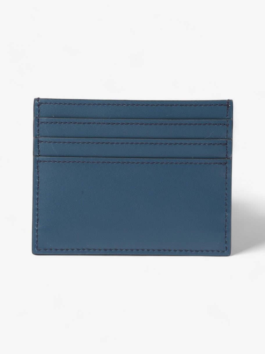 Fendi FF Card Holder Blue Marine Leather Image 2