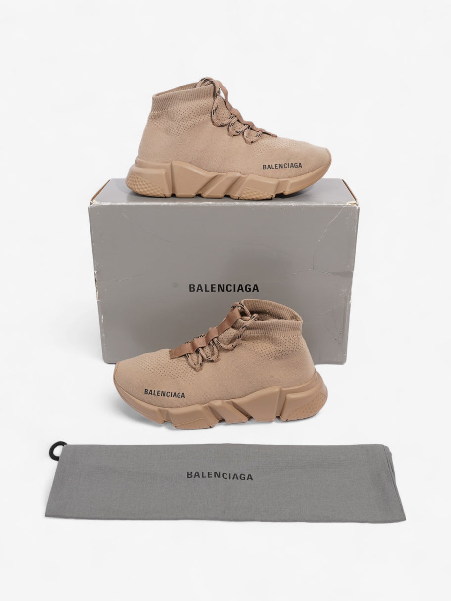 Balenciaga Speed Lace Up Beige / Black Cotton EU 37 UK 4 Image 10