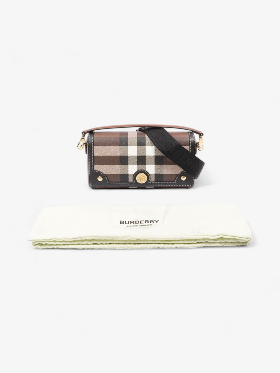 Burberry Elongated Note Dark Birch Brown Canvas Image 8