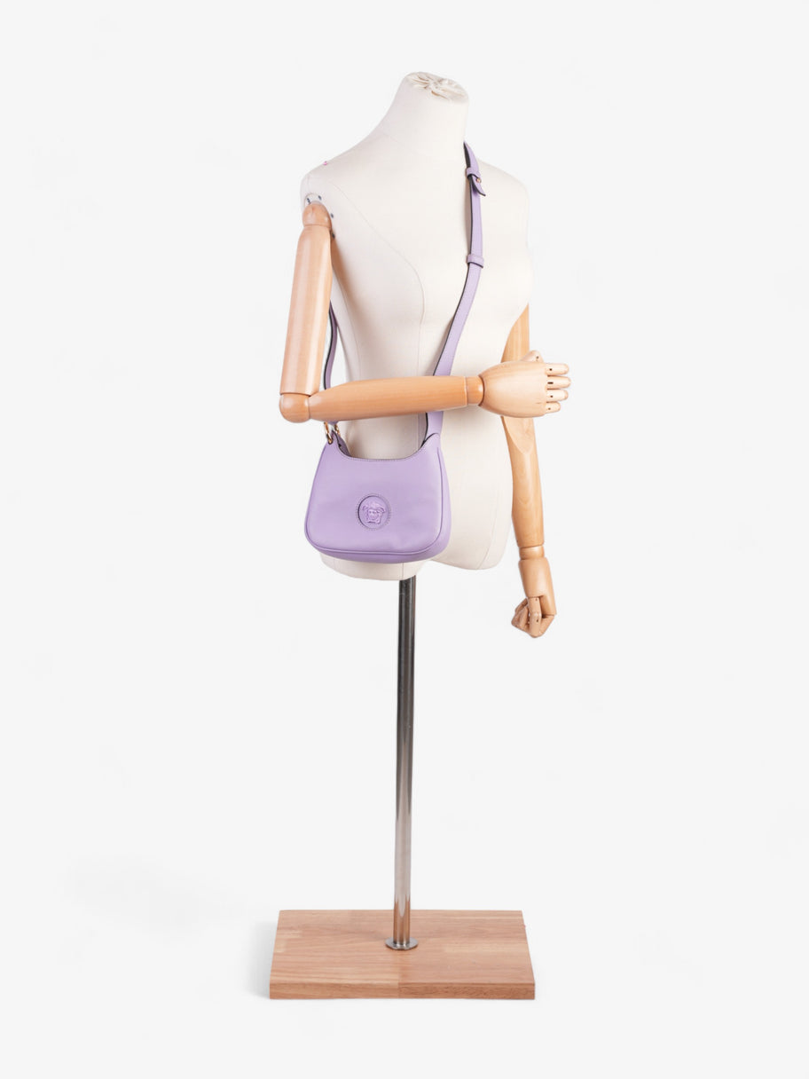 Versace La Medusa Mini Hobo Lilac Leather Mini Image 2