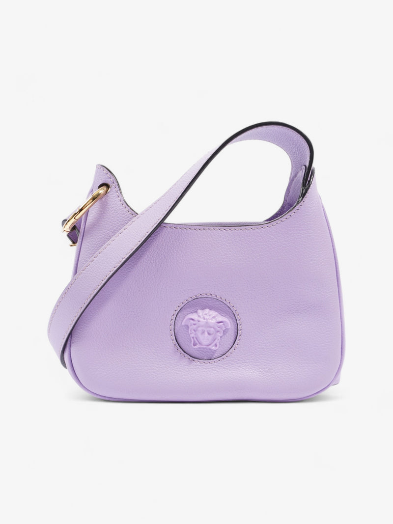  Versace La Medusa Mini Hobo Lilac Leather Mini