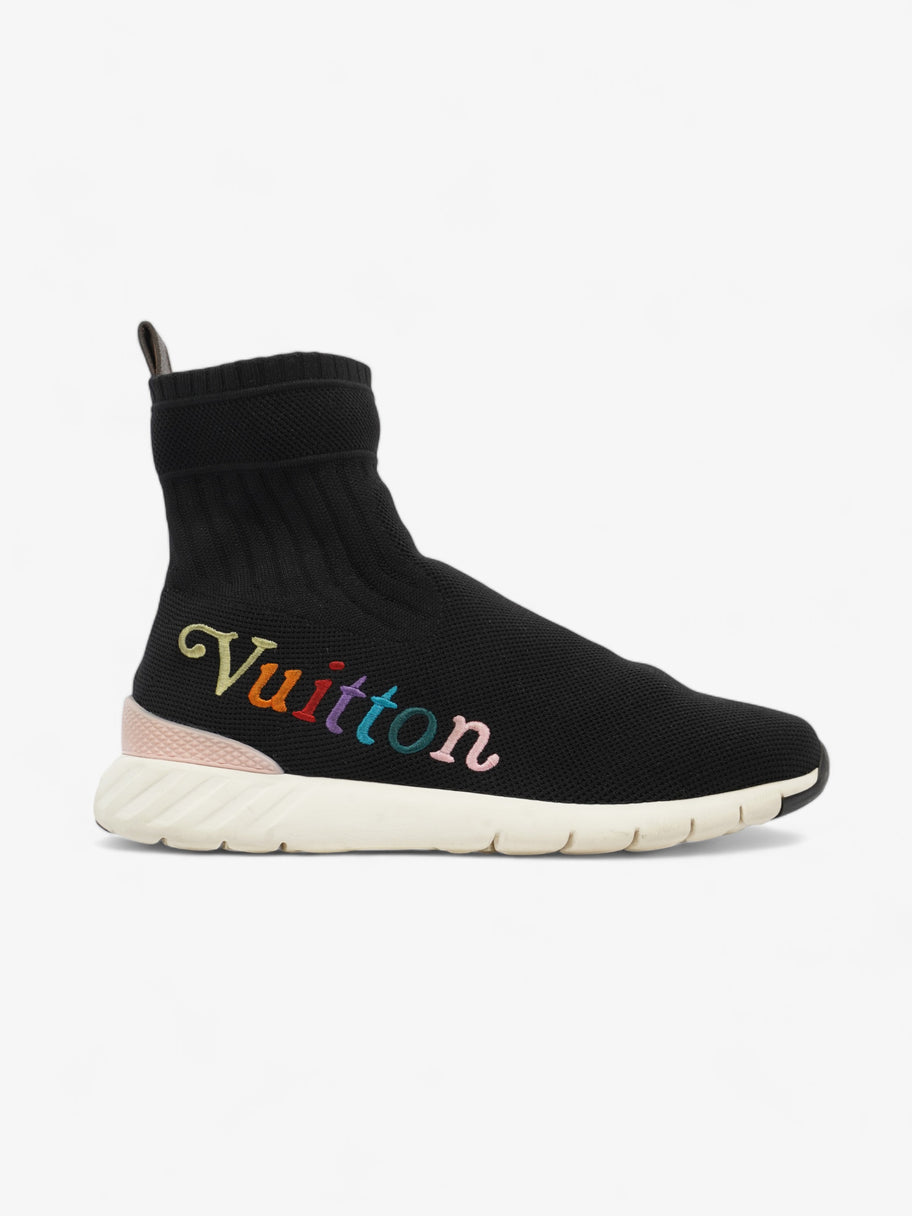 Louis Vuitton Logo Sock Runner Black / Multicolour Cotton EU 38.5 UK 5.5 Image 1