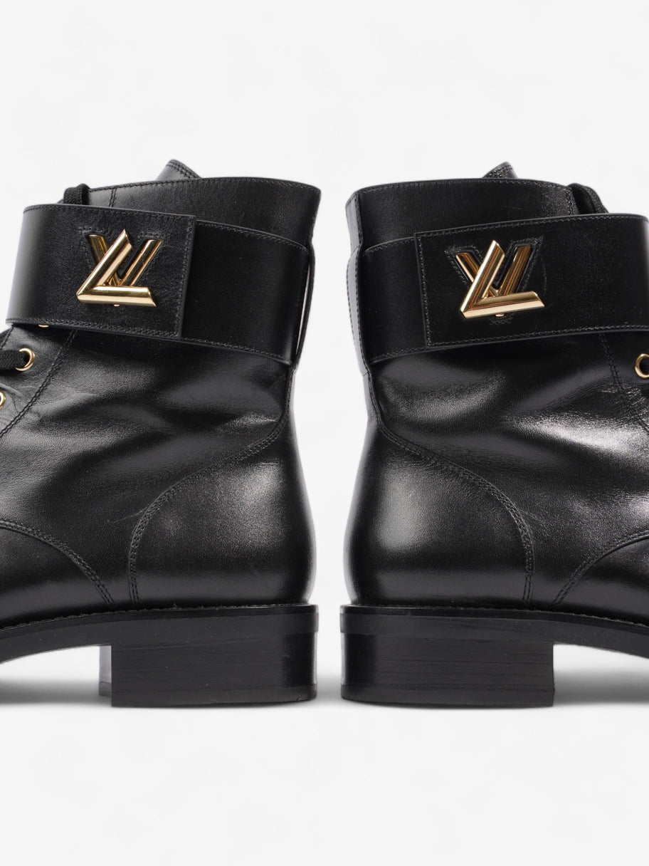 Louis Vuitton Wonderland Lace Up Boots Black Leather UK 40.5 UK 7.5 Image 9