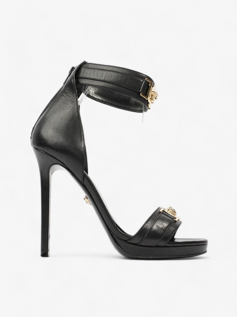  Medusa Sandal 120 Black Leather EU 38 UK 5