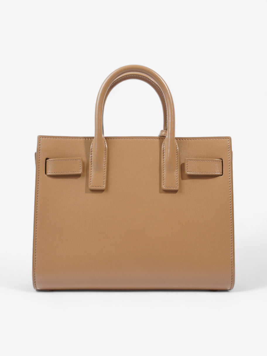 Saint Laurent Sac De Jour Dark Beige Calfskin Leather Nano Image 4