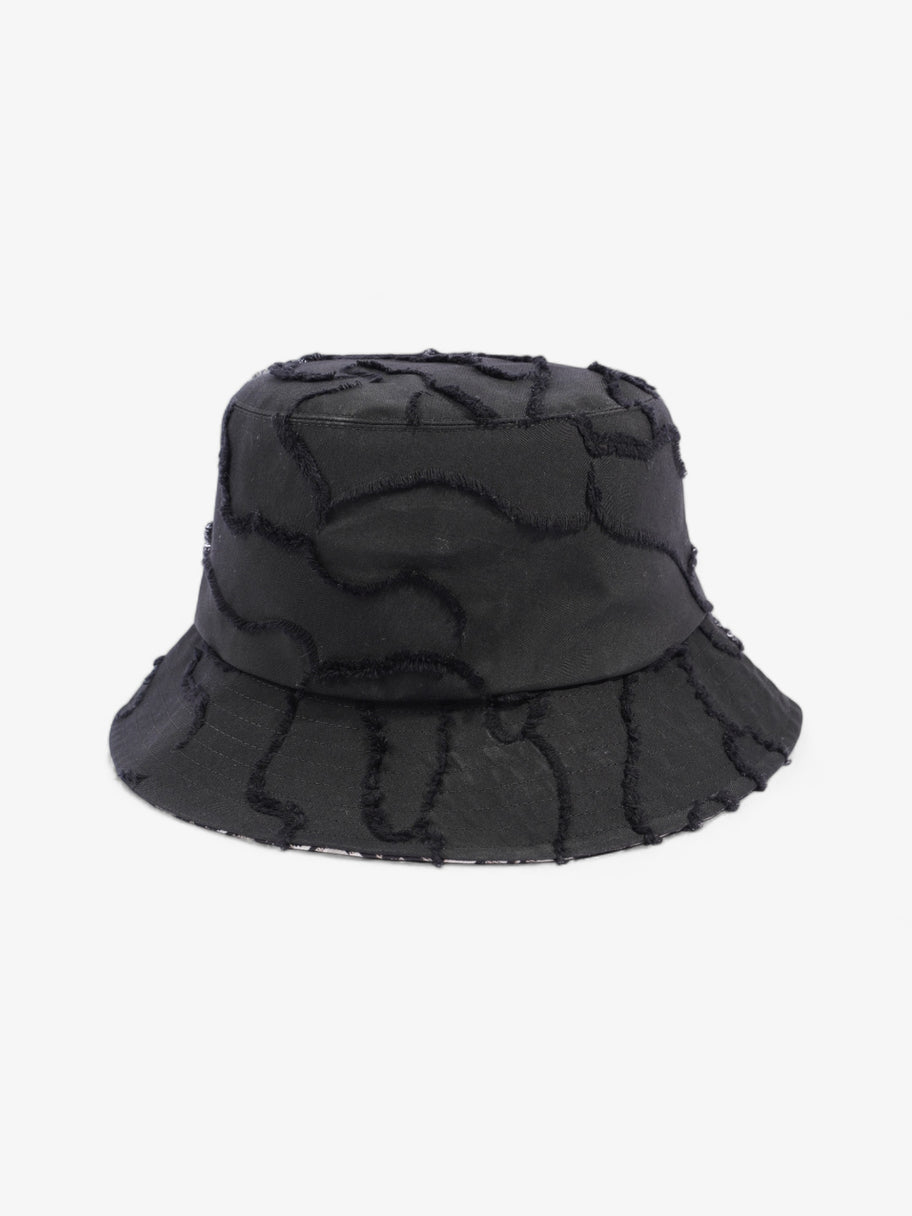 Christian Dior Camouflage Logo Bucket Hat Black Polyester 58 Image 2