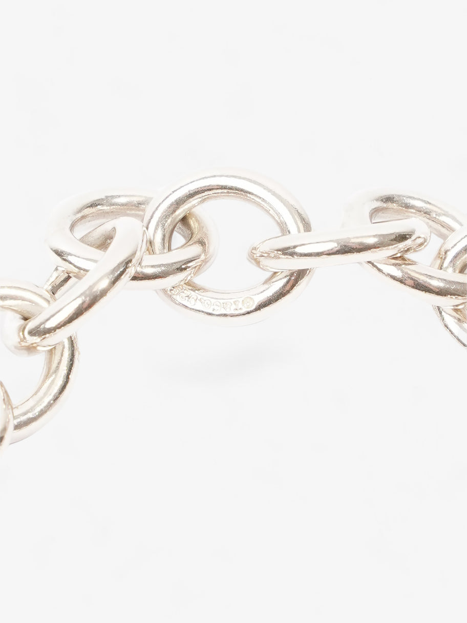 Tiffany and Co Heart Link Bracelet Silver Silver Sterling 16.5cm Image 4