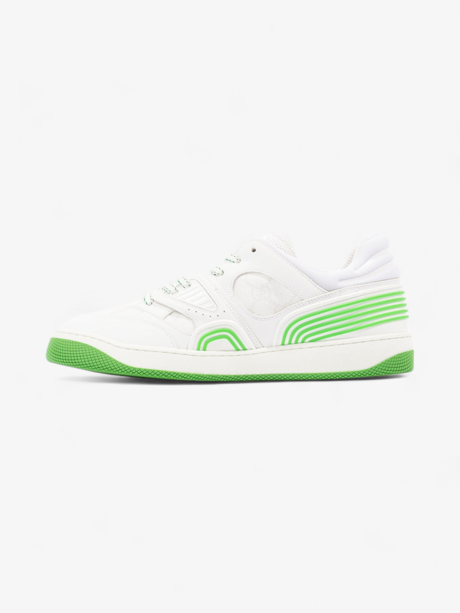 Gucci Demetra Basket Low Top White / Green Polyurethane EU 39.5 UK 6.5 Image 3