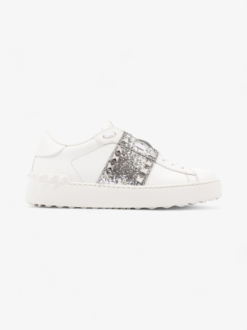  Valentino Untitled 11 White / Silver Leather EU 36 UK 3