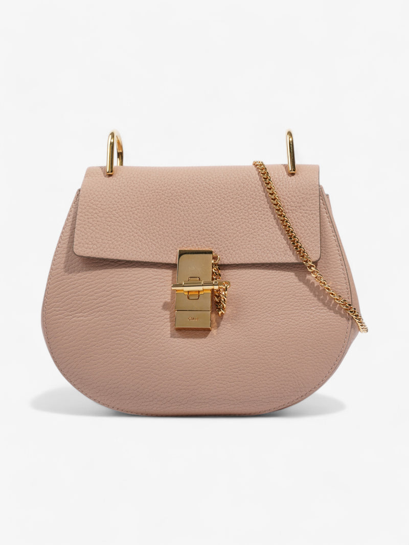  Chloe Drew Bag Cement Pink Calfskin Leather Small