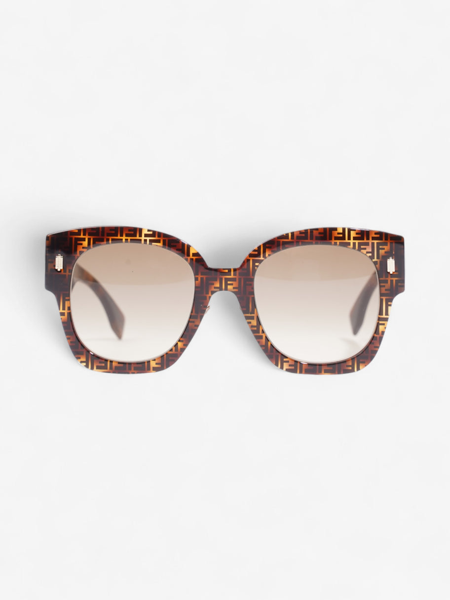 Fendi Roma Square Sunglasses Tortoise  Acetate 150mm Image 1