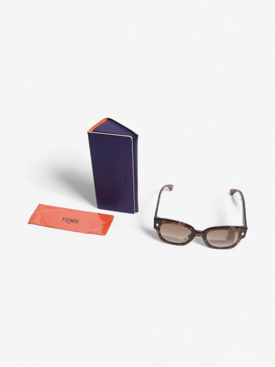 Fendi Roma Square Sunglasses Tortoise  Acetate 150mm Image 6