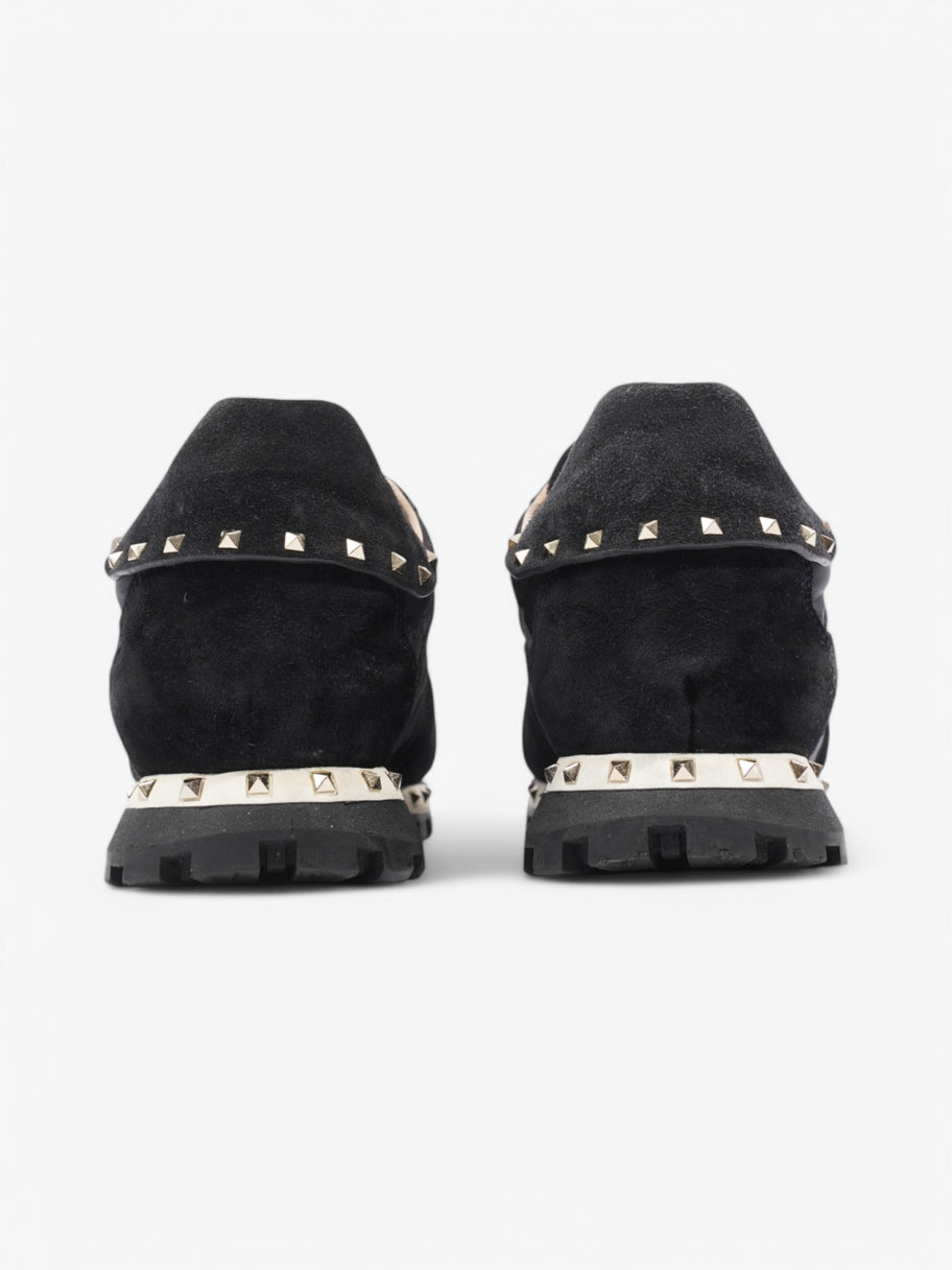 Valentino Rockstud Sneakers Black Suede EU 42 UK 8 Image 6