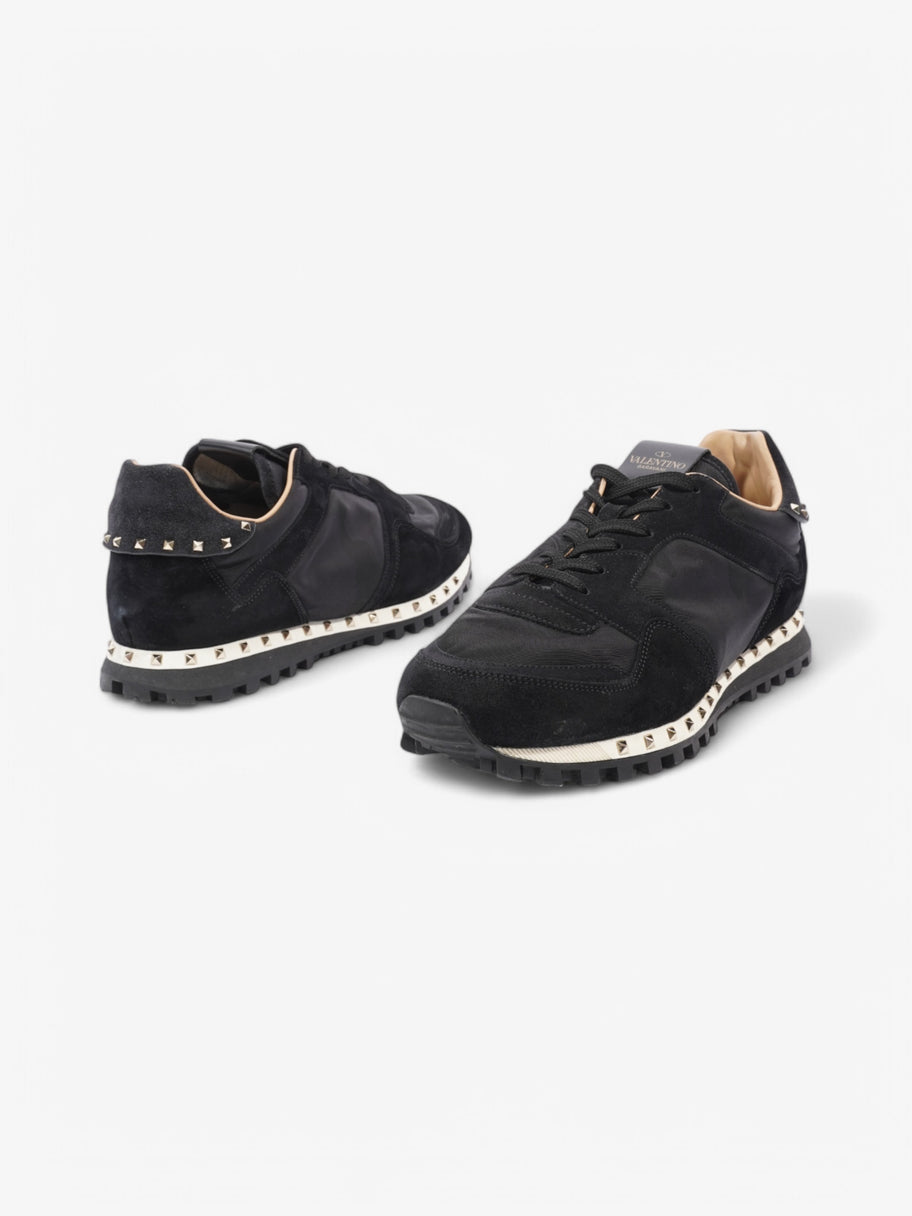 Valentino Rockstud Sneakers Black Suede EU 42 UK 8 Image 9