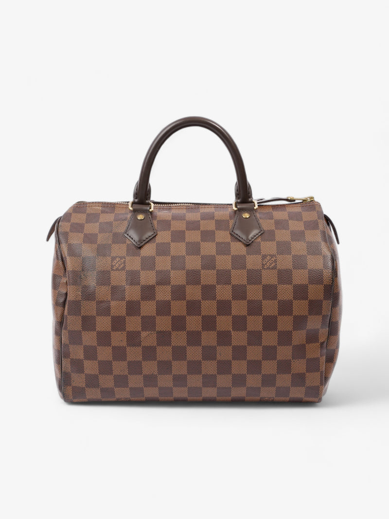  Louis Vuitton Speedy 30 Damier Ebene Coated Canvas