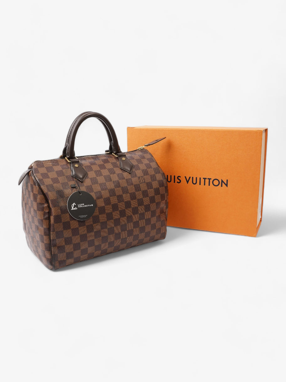 Louis Vuitton Speedy 30 Damier Ebene Coated Canvas Image 12