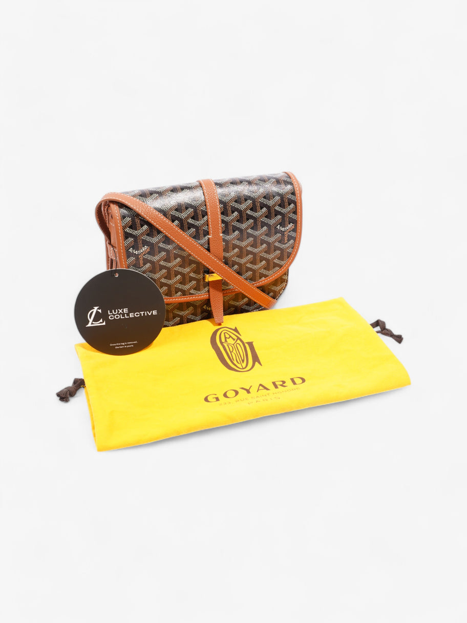 Goyard Belvedere Black / Tan Canvas PM Image 20