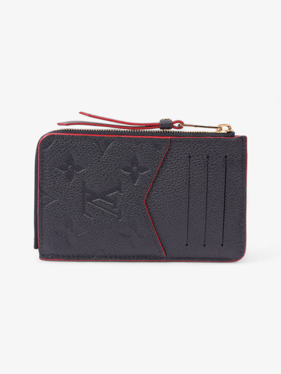 Louis Vuitton Recto Verso Card Holder Monogram Empreinte / Navy Blue / Red Empreinte Leather Image 3