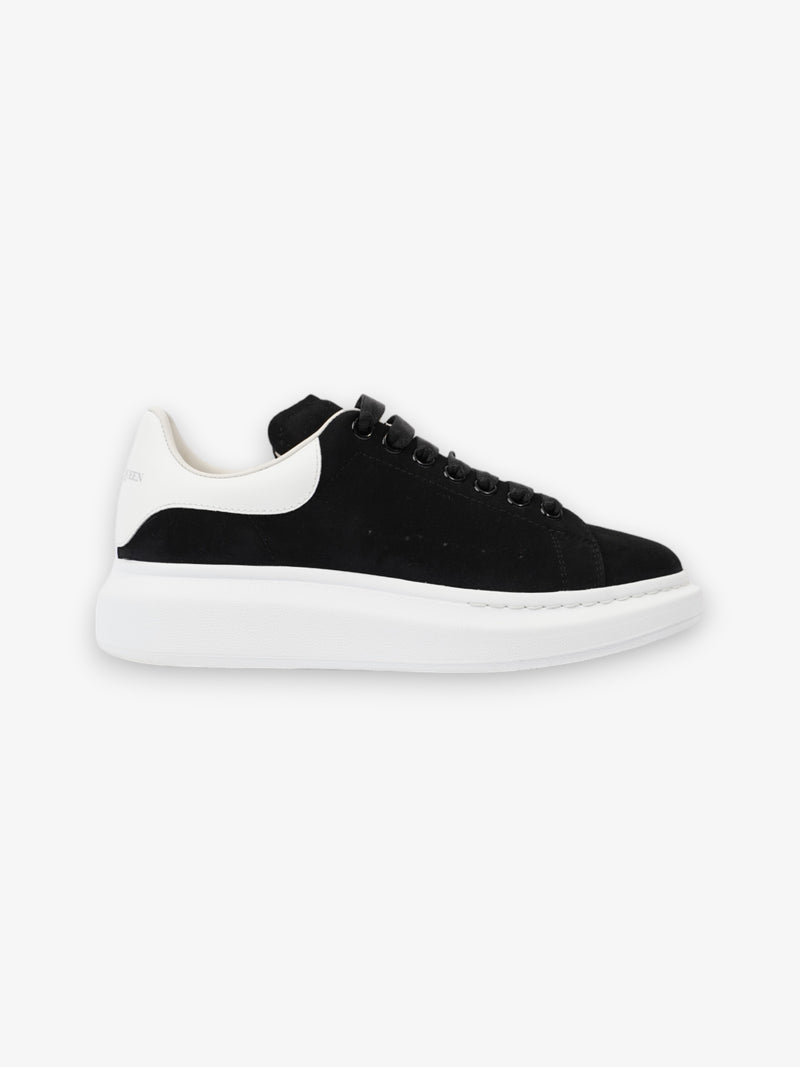  Alexander McQueen Oversized Sneakers Black / White Velvet EU 40 UK 6