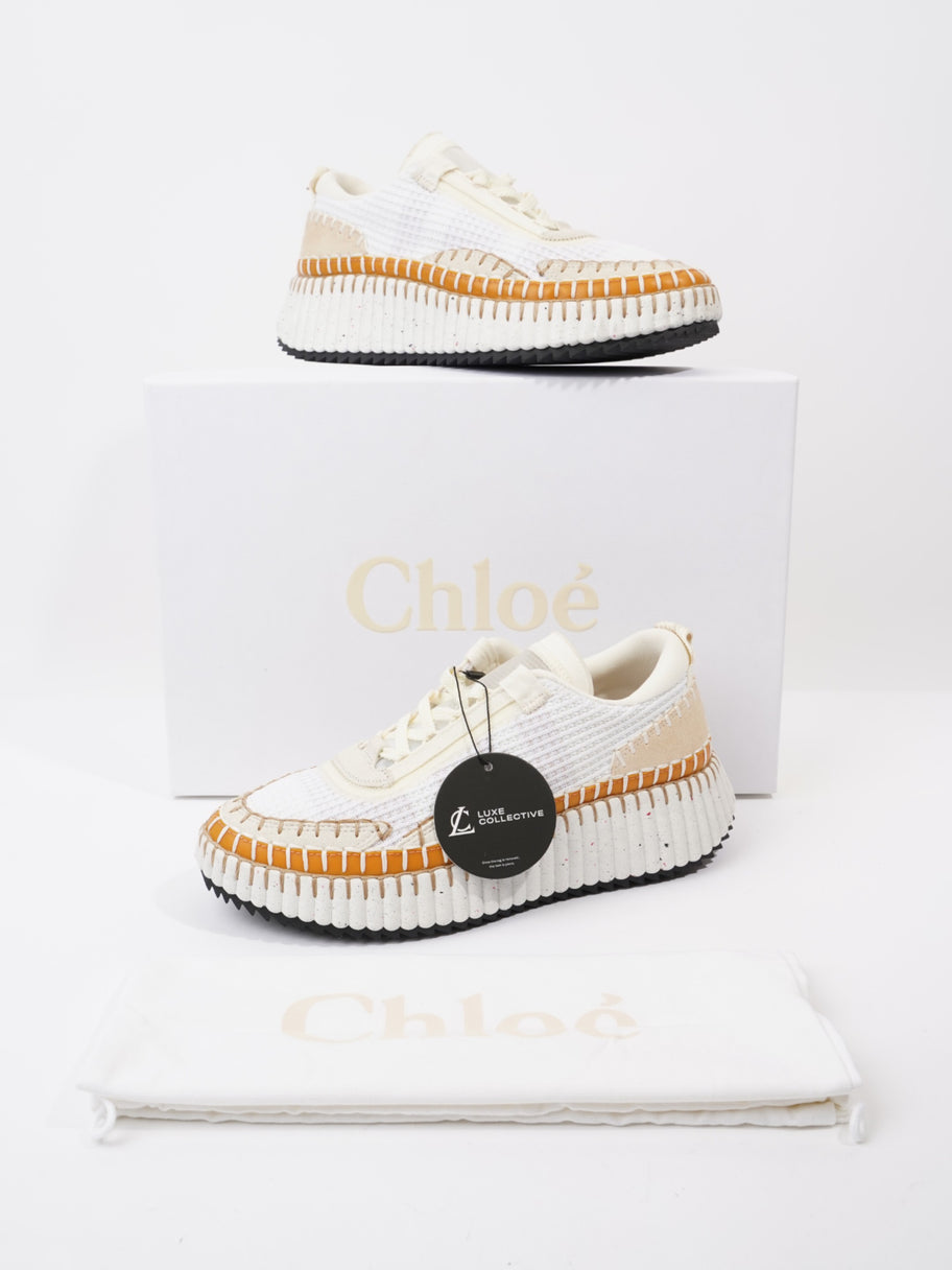 Chloe Nama Sneakers White / Cream / Beige  Mesh EU 39 UK 6 Image 10