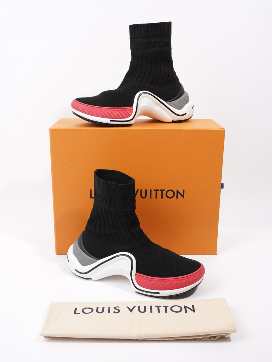 Louis Vuitton Archlight Sock Black / Red Technical Fabric EU 37 UK 4 Image 11