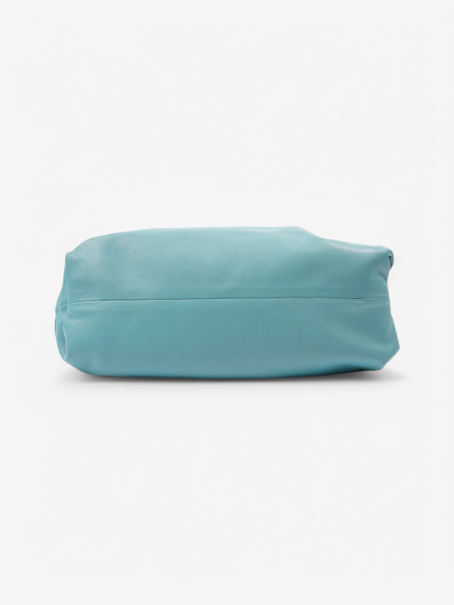 Bottega Veneta Chain Pouch Teal Leather Image 6