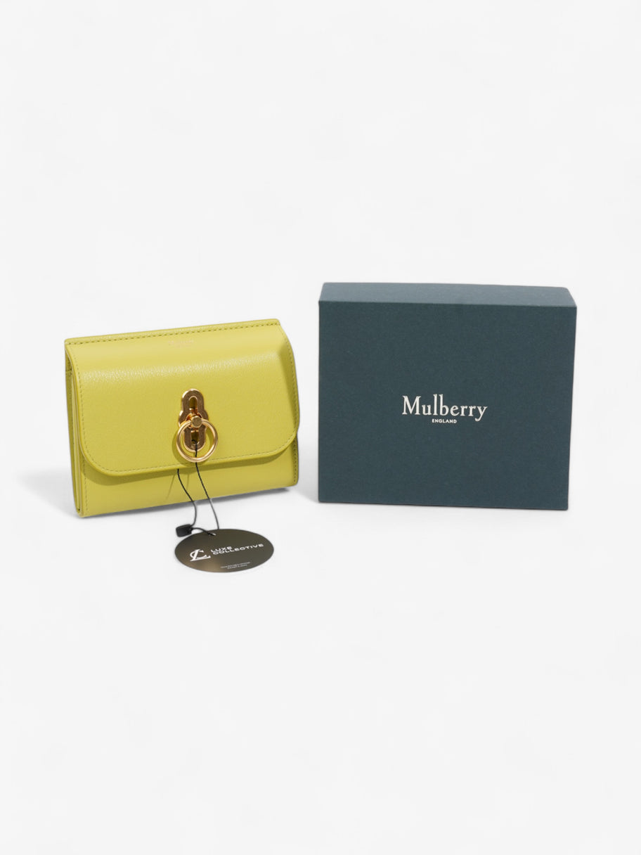 Mulberry Amberley Wallet Meadow Green / Gold Calfskin Leather Medium Image 8