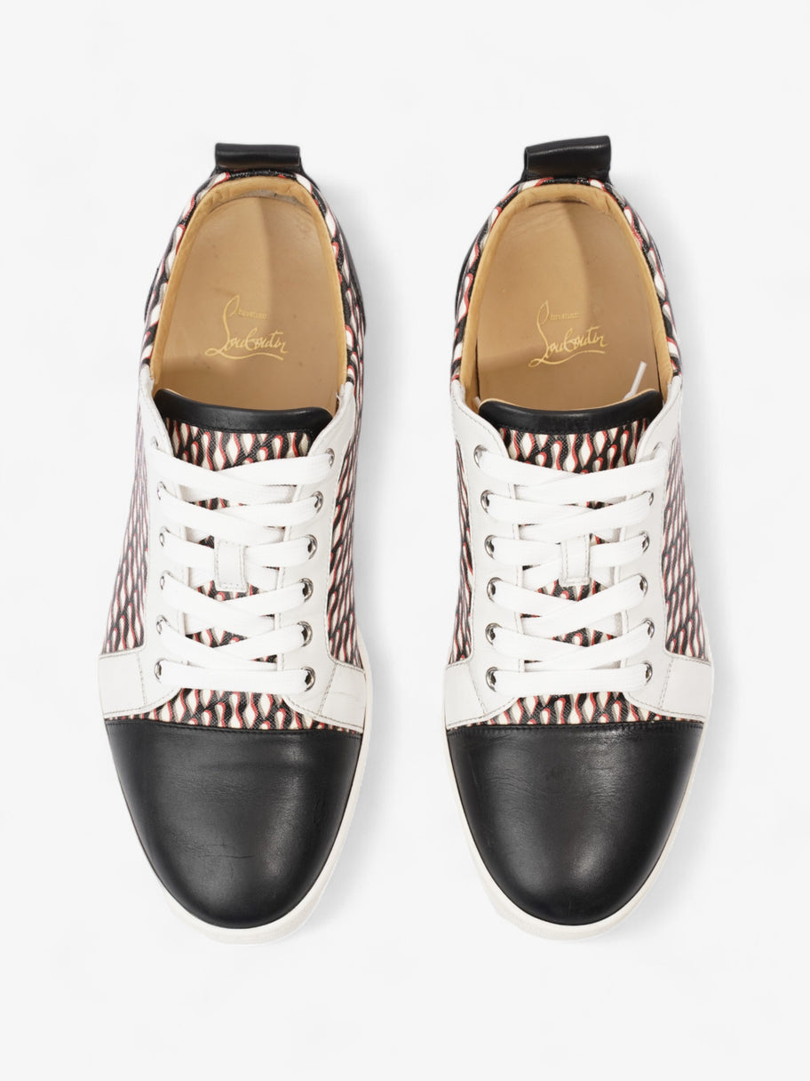 Christian Louboutin Gondolier Sneakers Black / White / Red Leather EU 43.5 UK 9.5 Image 8