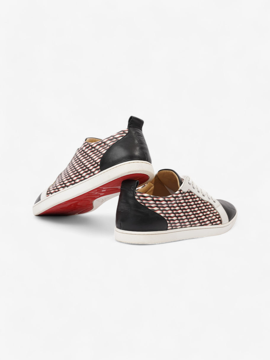 Christian Louboutin Gondolier Sneakers Black / White / Red Leather EU 43.5 UK 9.5 Image 9