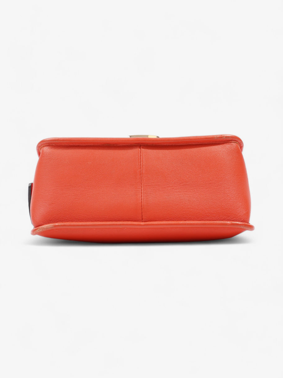 Longchamp Mademoiselle Orange Leather Small Image 6