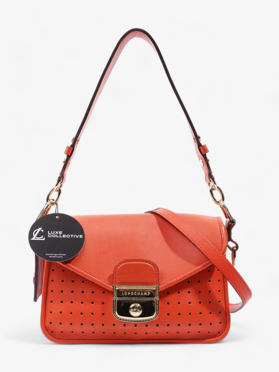 Longchamp Mademoiselle Orange Leather Small Image 8