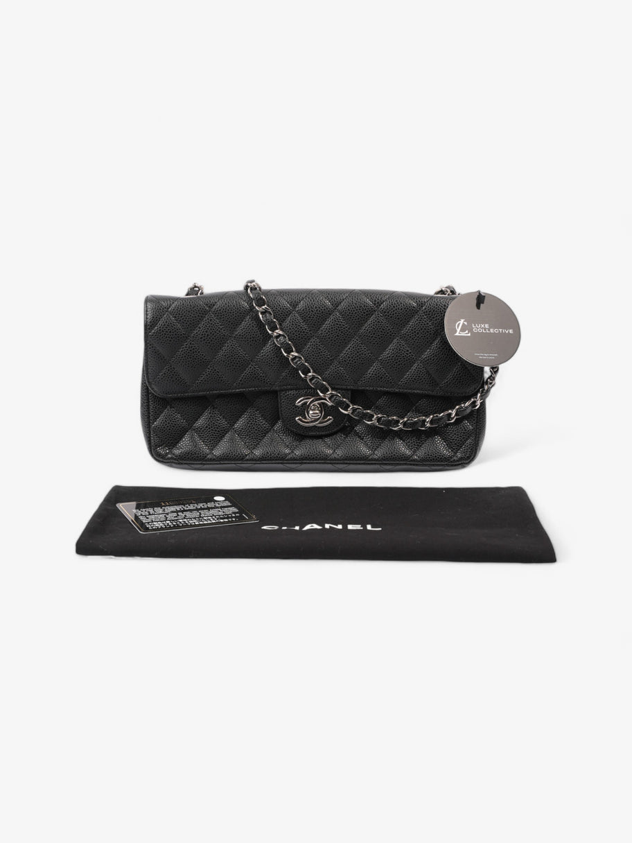 Chanel East West Black Caviar Leather Image 10