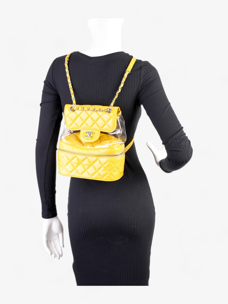 Chanel Aquarium Backpack Yellow PVC Image 2