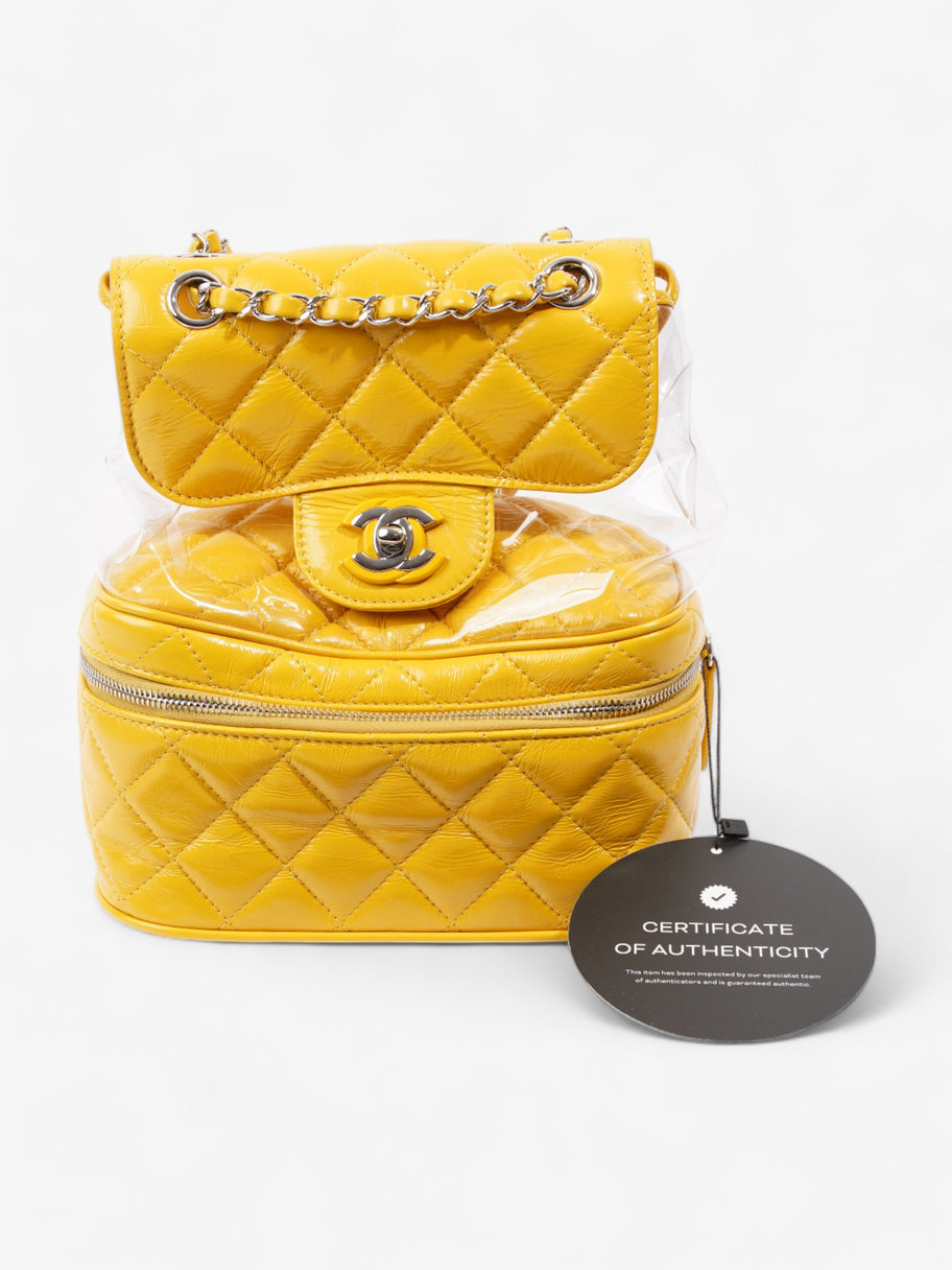 Chanel Aquarium Backpack Yellow PVC Image 11