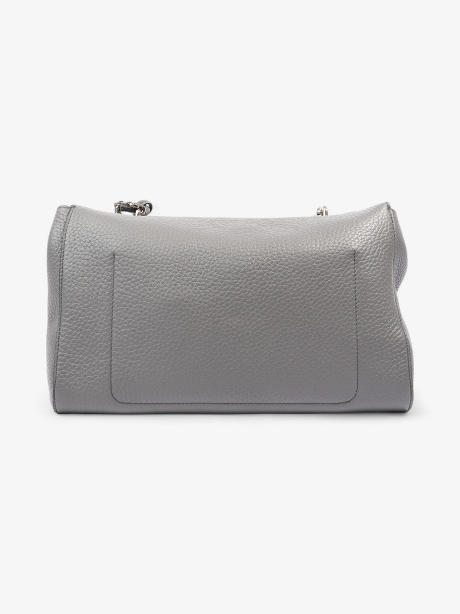 Mulberry Lily Top Handle Bag Grey Grained Leather Medium Image 4