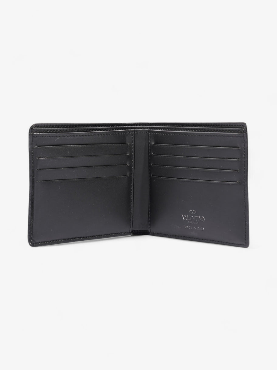 Valentino VLTN Wallet Black / White Leather Image 2