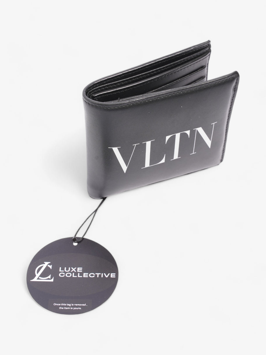 Valentino VLTN Wallet Black / White Leather Image 6