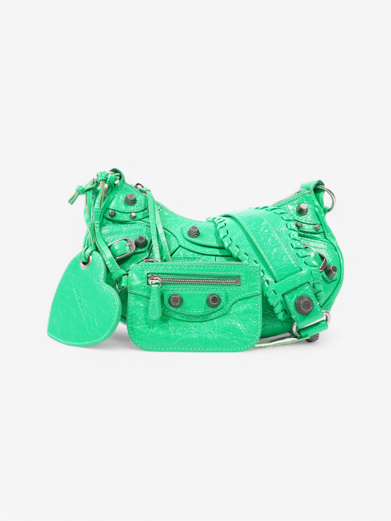  Balenciaga Le Cagole Green Lambskin Leather XS