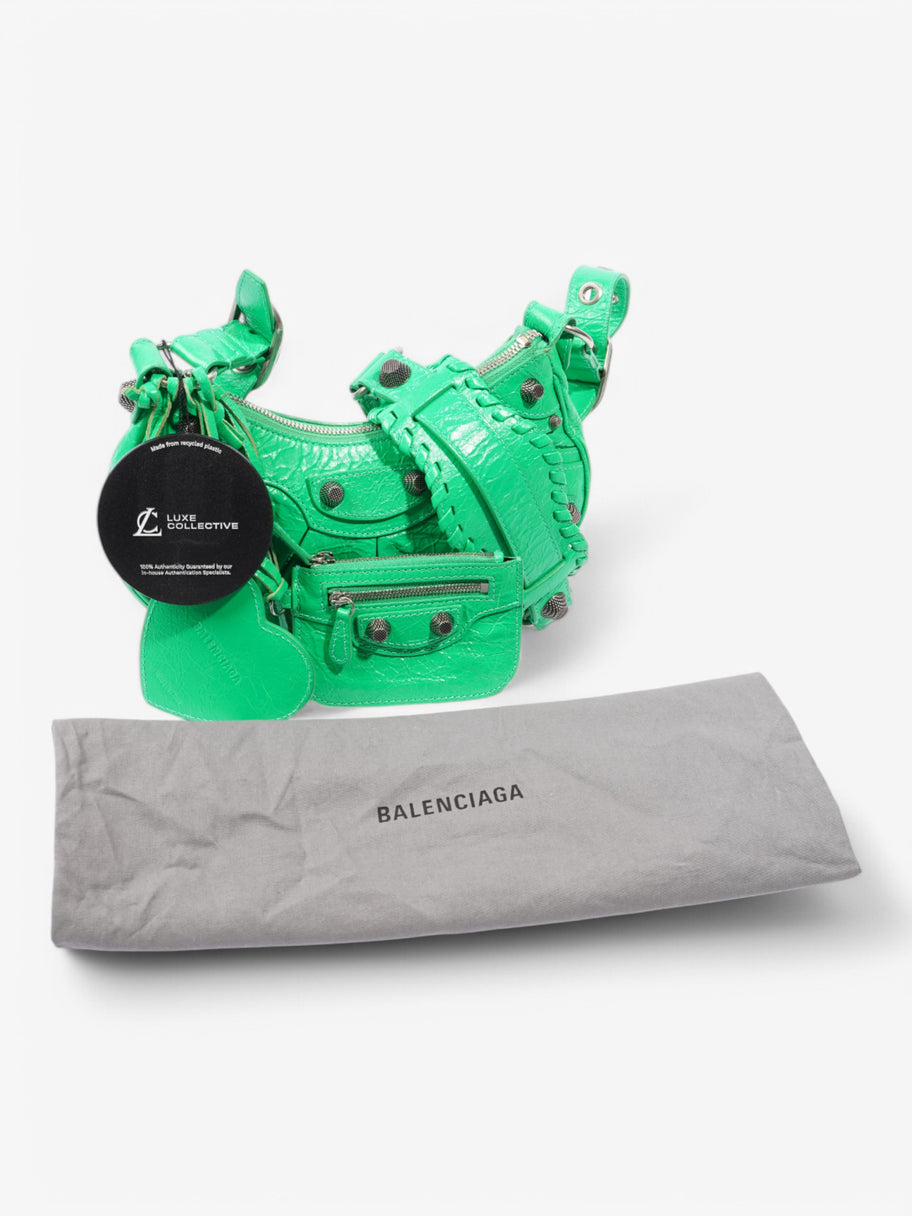 Balenciaga Le Cagole Green Lambskin Leather XS Image 11