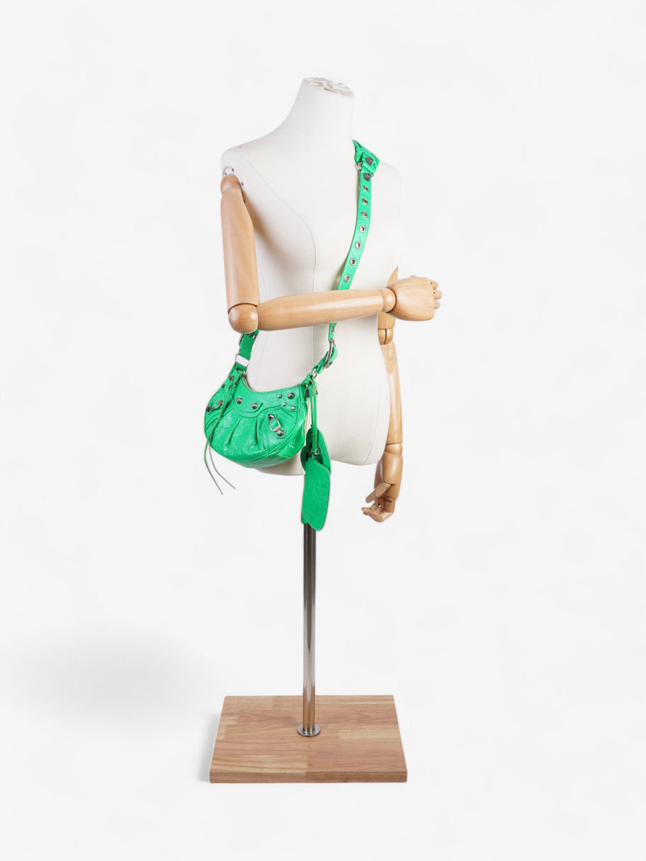 Balenciaga Le Cagole Green Lambskin Leather XS Image 2