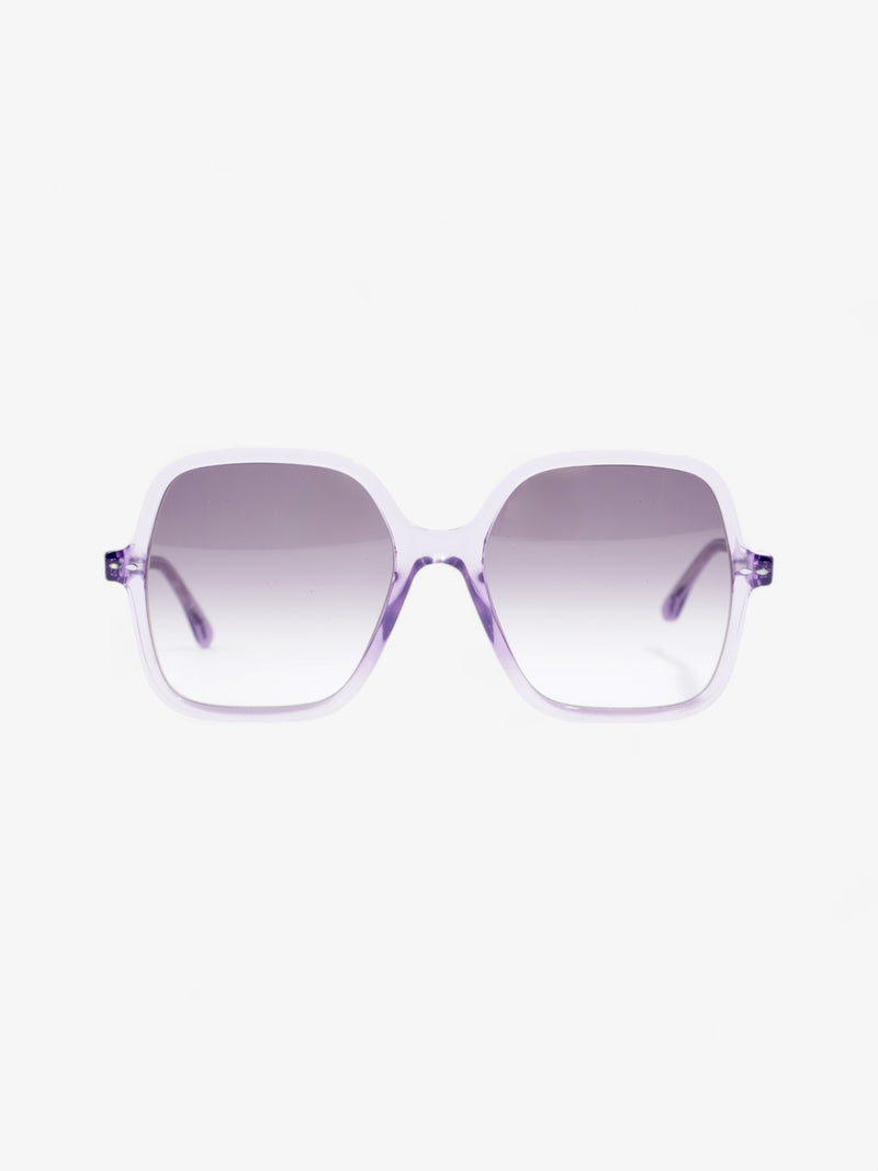  Isabel Marant Etoile Square Framed Sunglasses Purple Acetate 140mm