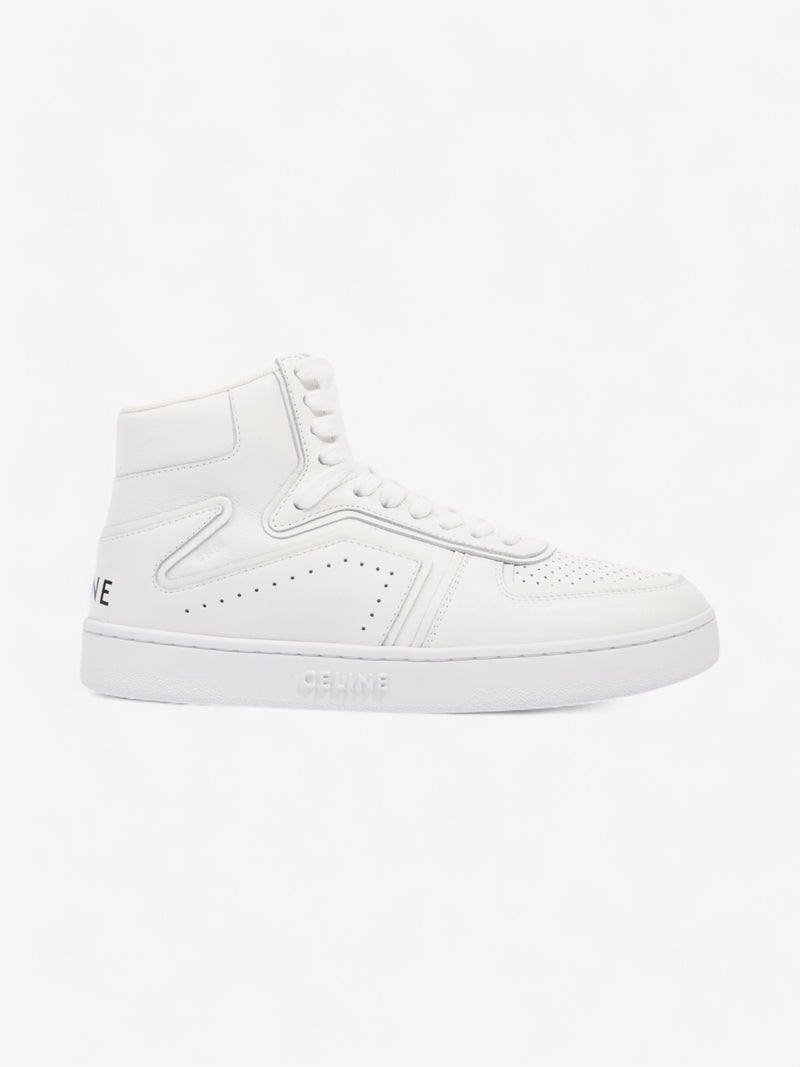  Celine CT 01 High-Tops White  / Black Leather EU 37 UK 4